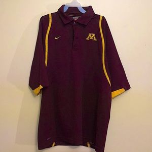 Nike Fit Men’s Small Minnesota Gophers Sports Polo